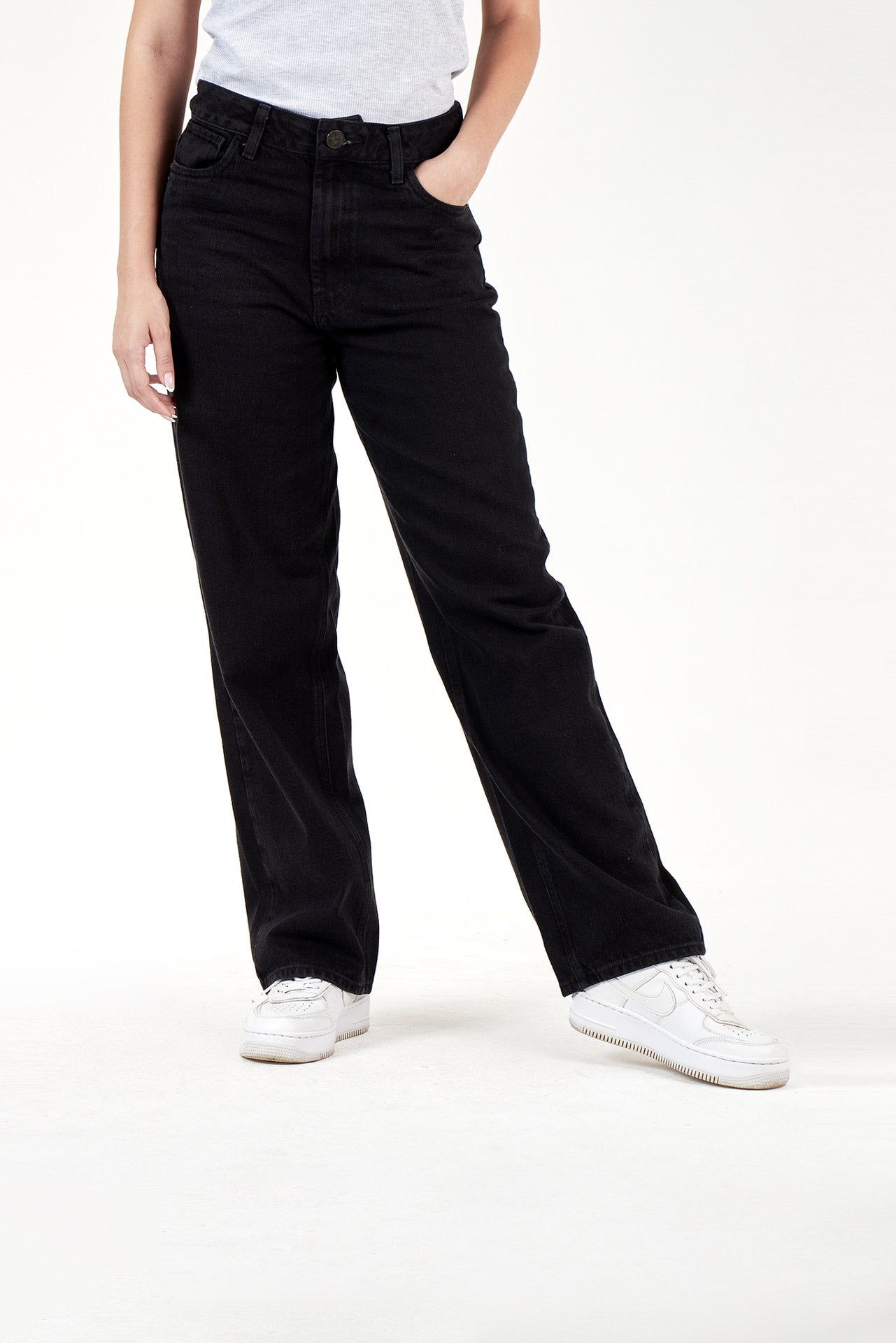 Pantalón Baggy jeans negro HD