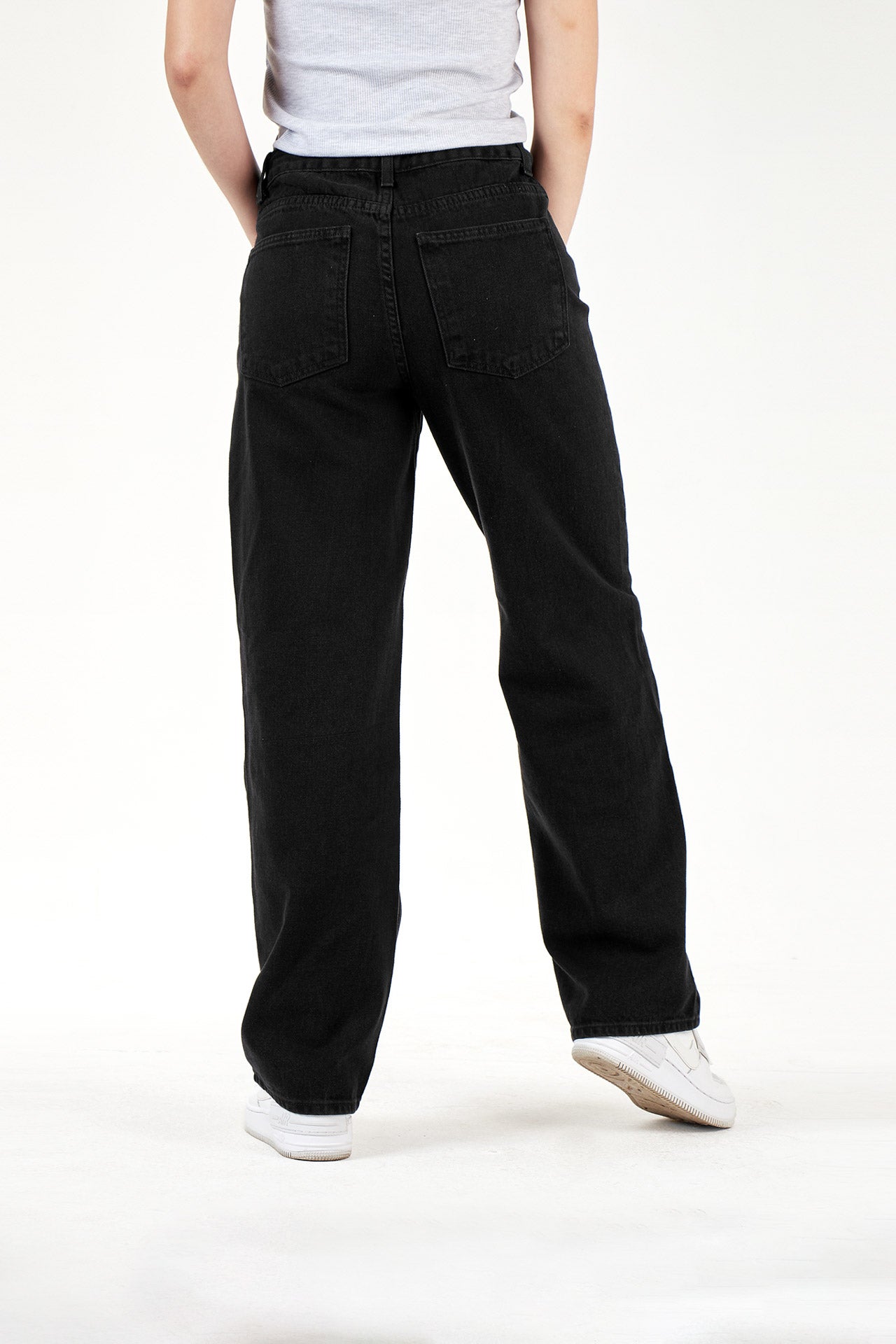 Pantalón Baggy jeans negro HD