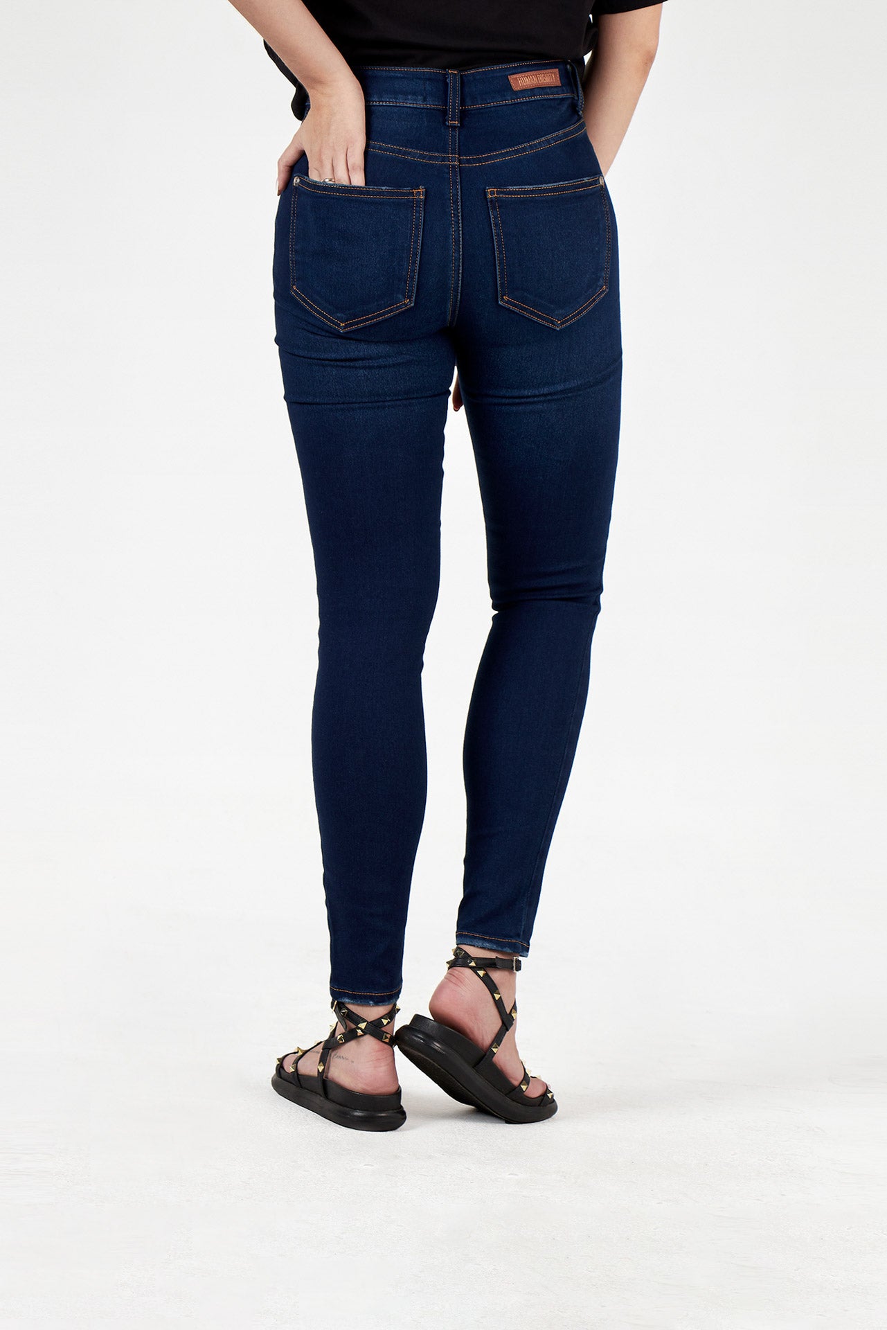 Jean skinny azul oscuro