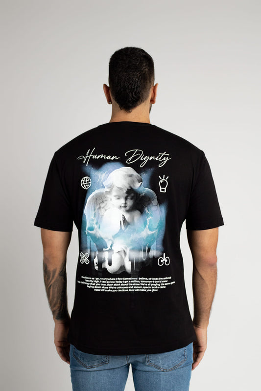 Camiseta Ángel Negra