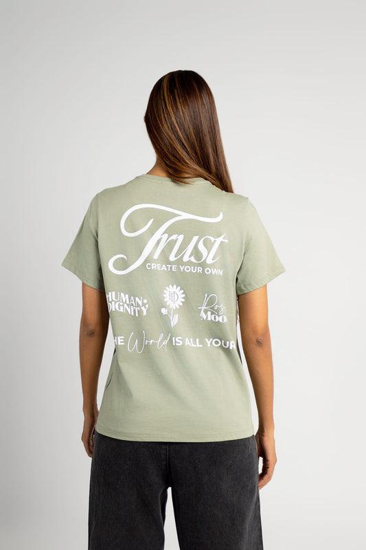 Camiseta Trust verde