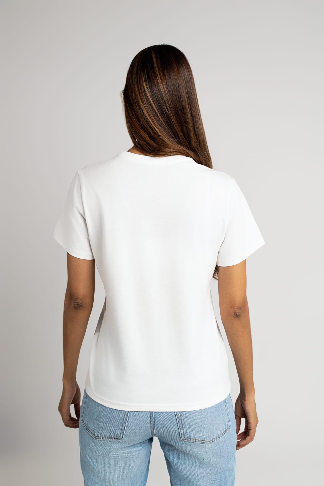 Camiseta corazón blanca