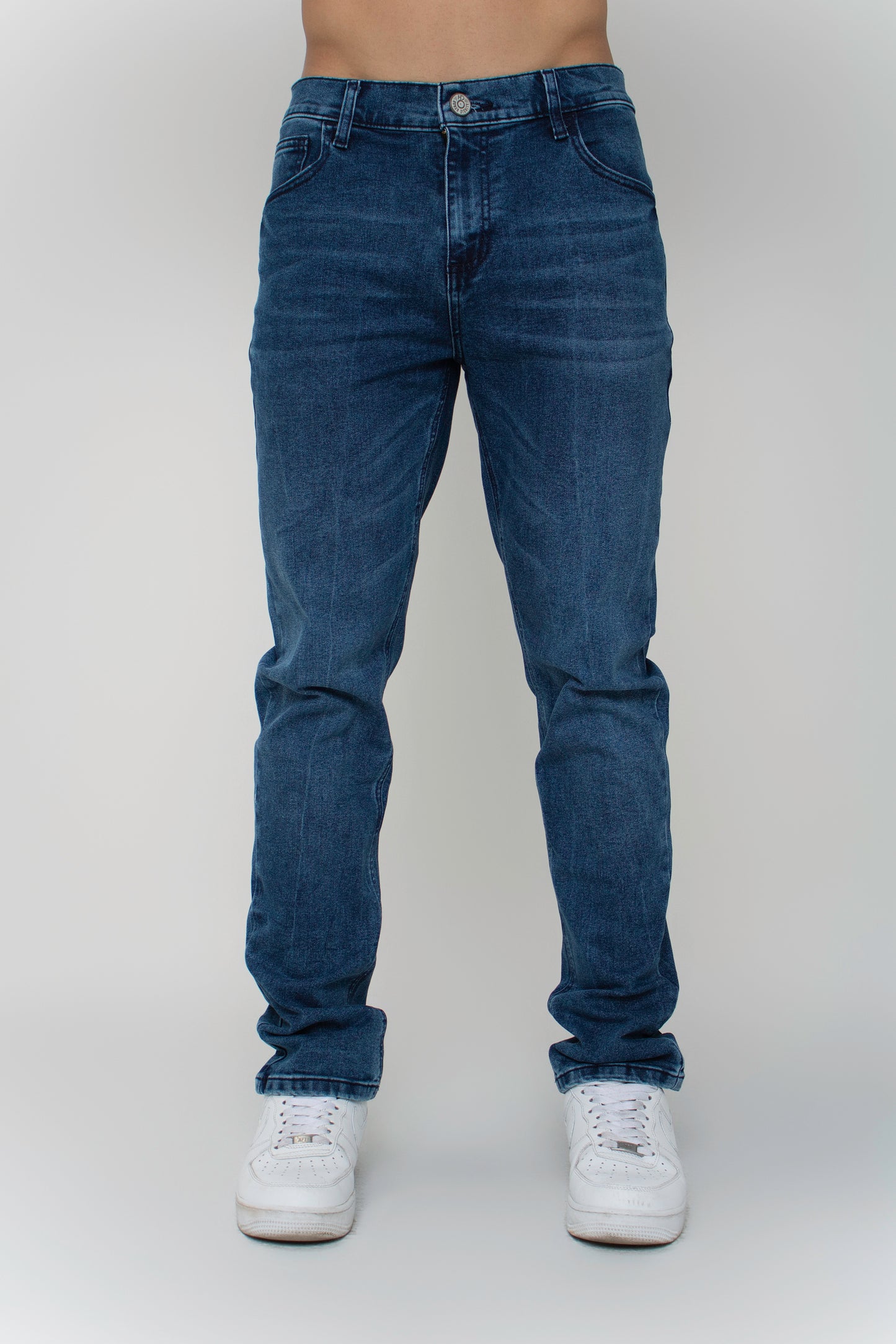 Jean Slim Fit Azul Medio