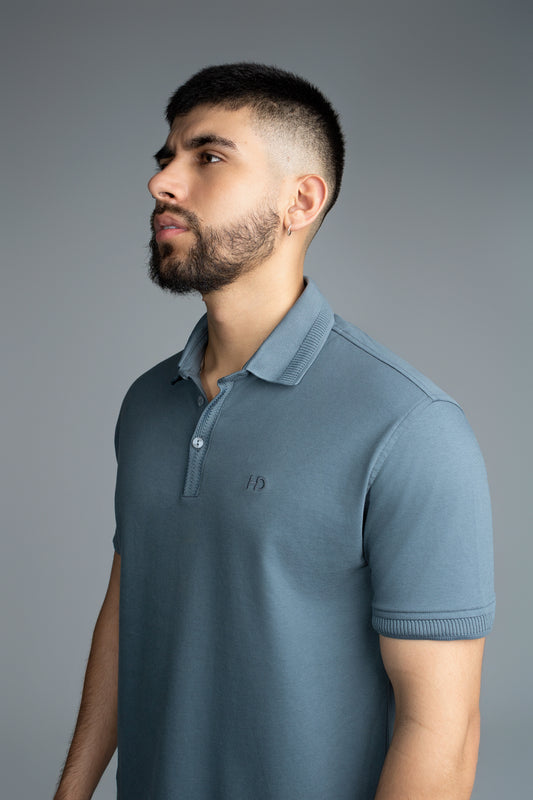 Camisa polo HD Gris