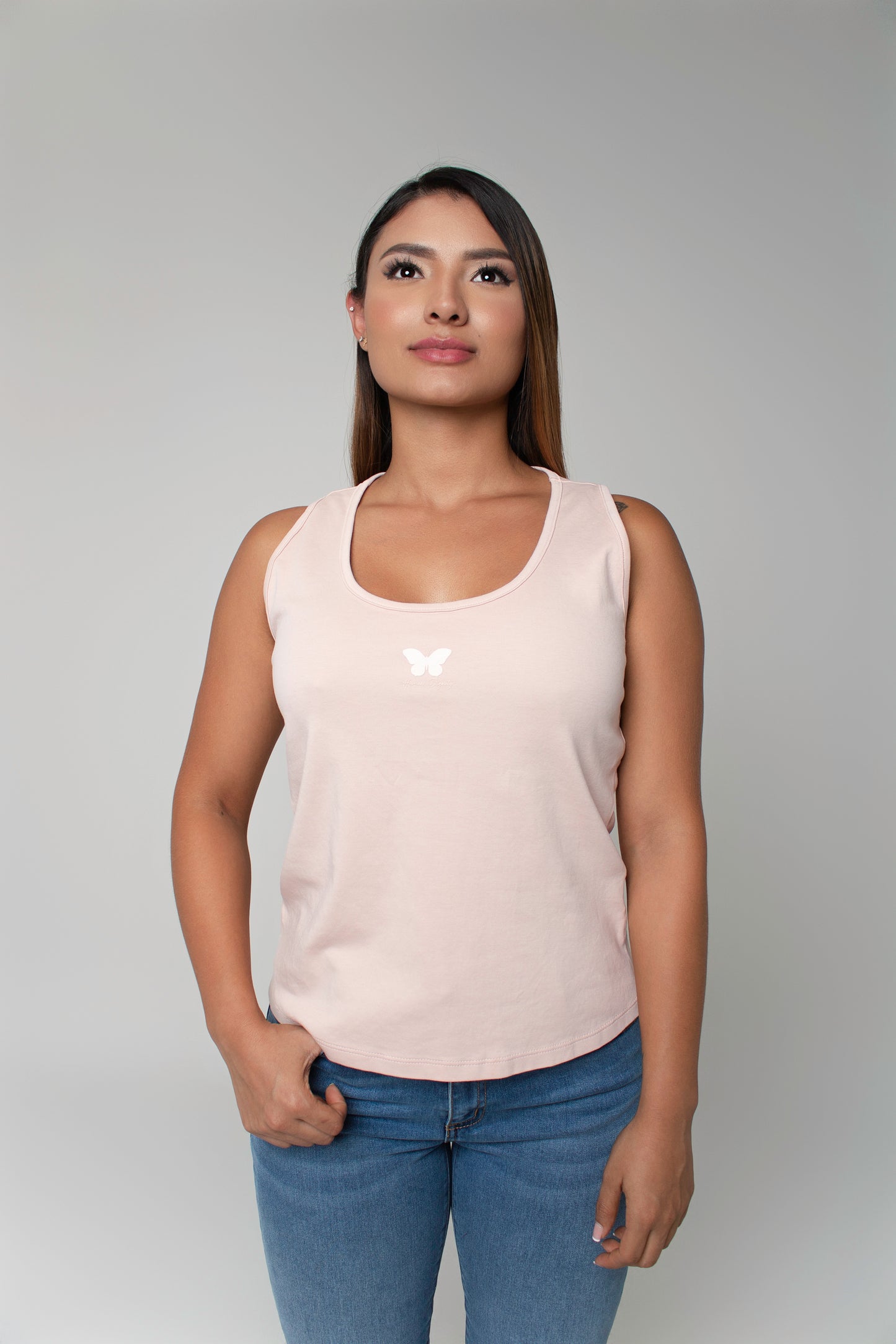 Camiseta mariposa London rosa