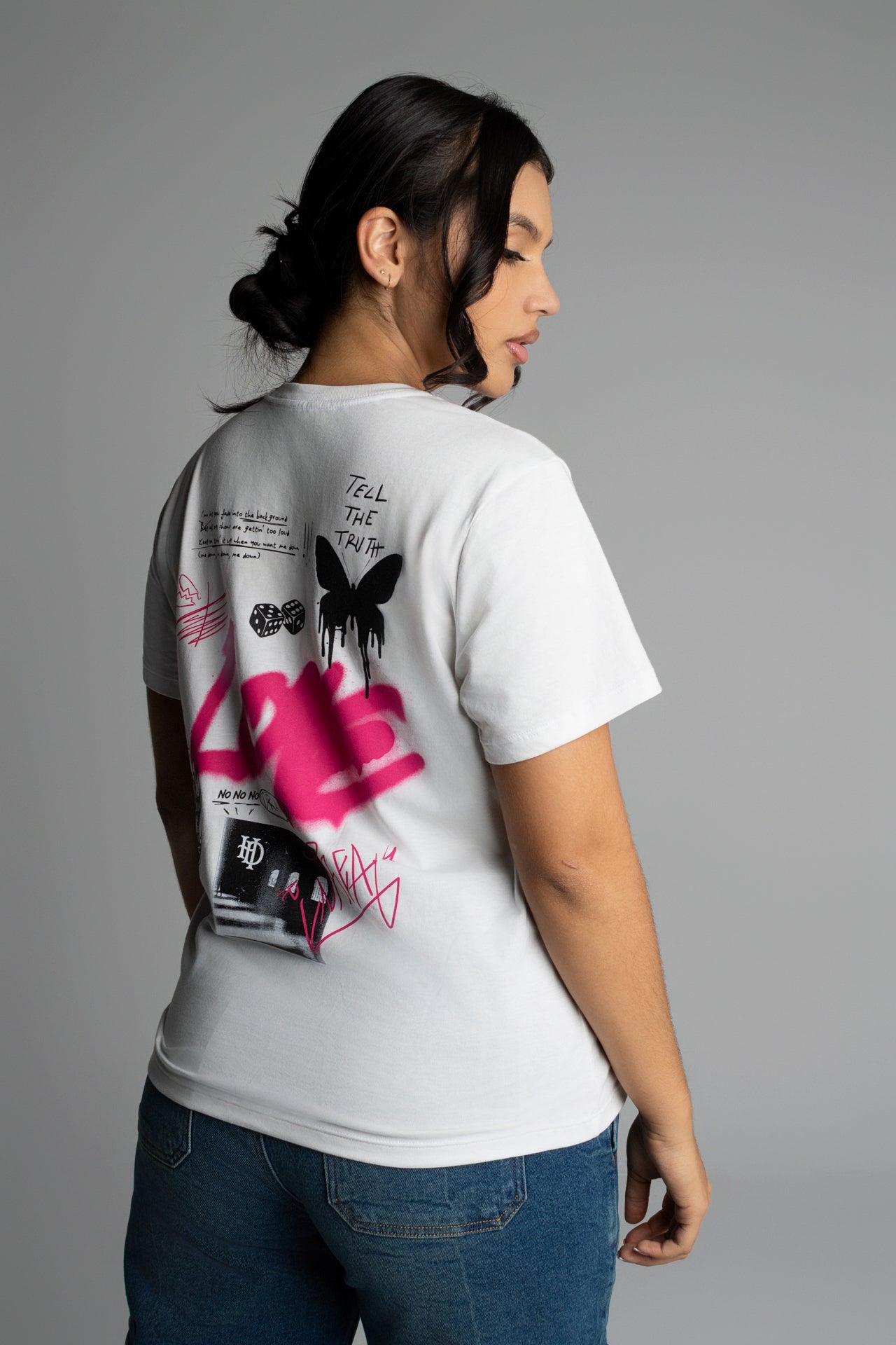 Camiseta Human ART blanca