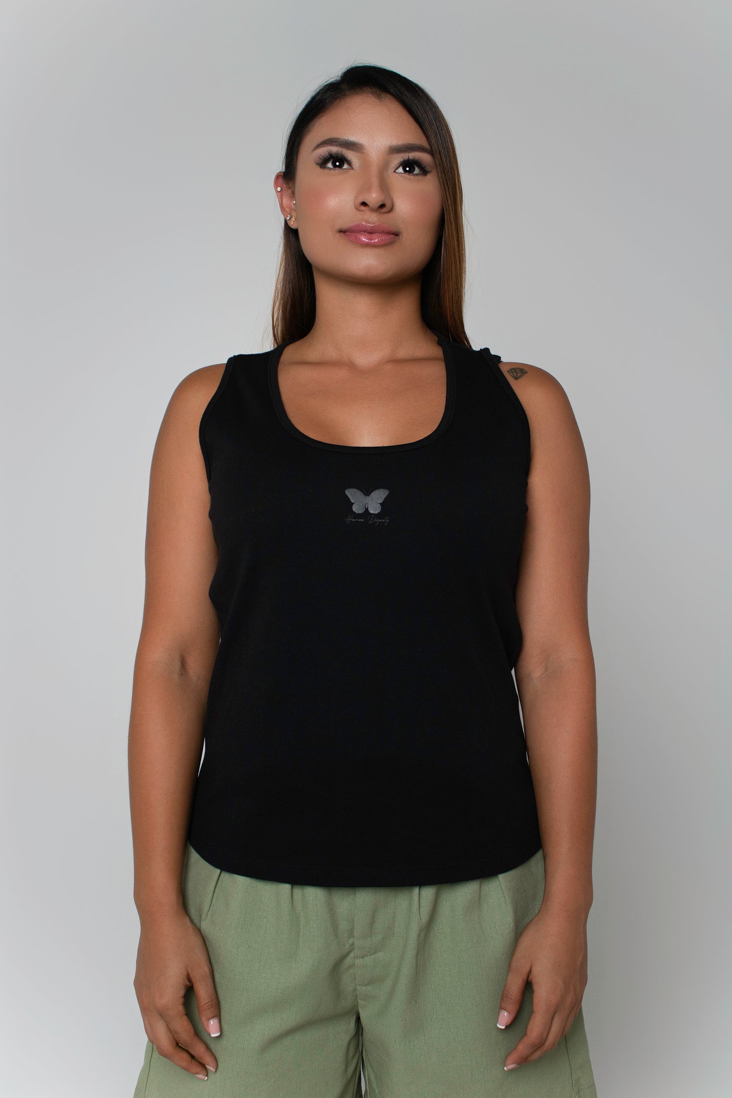 Camiseta mariposa London negra